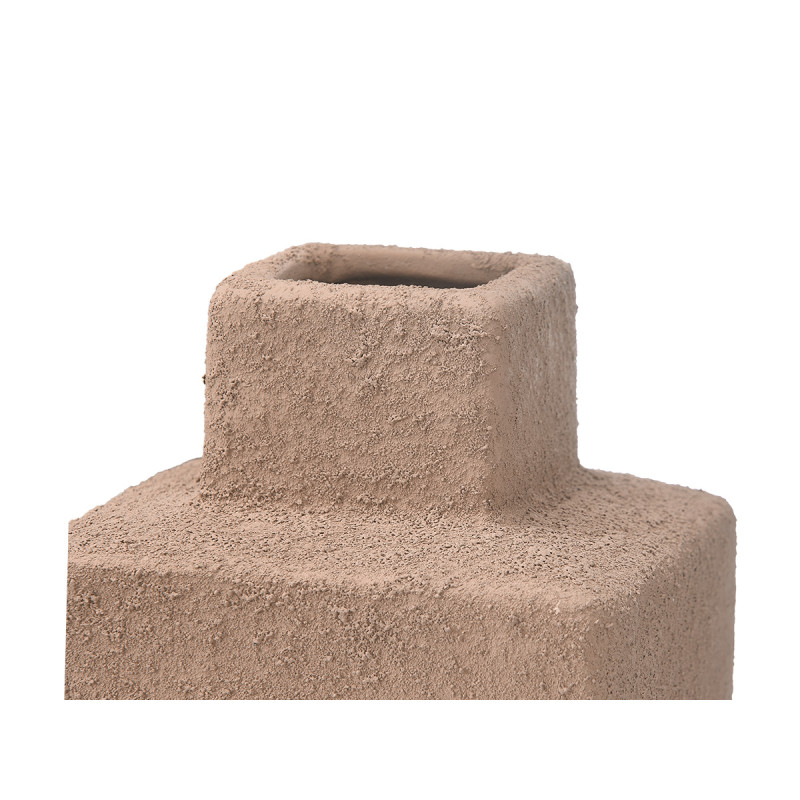 SET 3 TERRA VASES SQUARES ASSORTED 3 COLORS