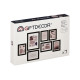 SET 7 MURAL PHOTO HOLDERS PASSEPARTOUT BLACK