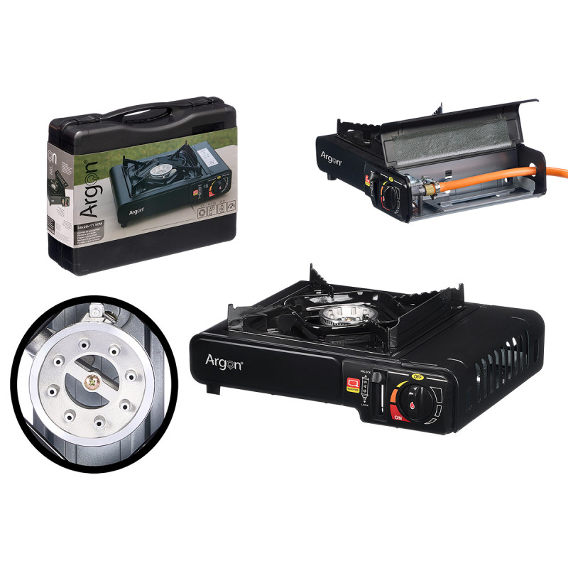 PORTABLE GAS BURNER BLACK