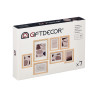 SET 7 MURAL PHOTO HOLDERS PASSEPARTOUT NATURAL