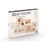 SET 8 MURAL PHOTO HOLDERS PASSEPARTOUT NATURAL