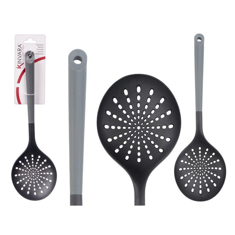 ECUMOIRE BICOLORE NOIR GRIS