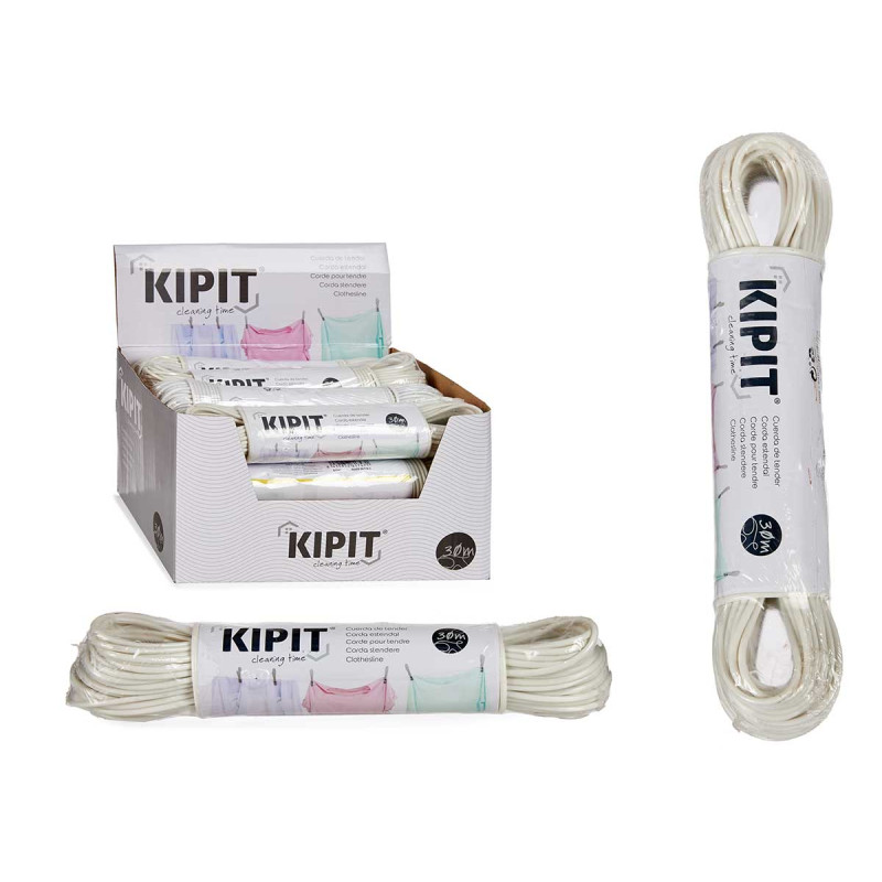 CORDE A LINGE 30 METRES BLANCHE 