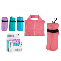BOLSA PLEGABLE 46X55CM SURT 4 COLORES VIVOS