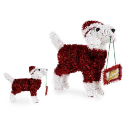 PERRO ESPUMILLON CARTEL ROJO BLANCO