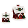 MAISON DE NOEL GUIRLANDE ROUGE BLANC