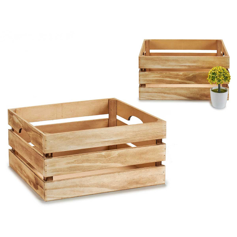 SCATOLA NATURALE BRUCIATO 36X26X 18 CM