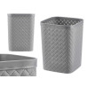 POUBELLE CARRÉ GRIS