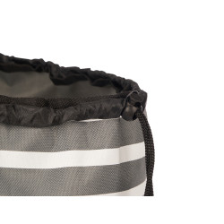 SHOPPING TROLLEY 2 WHEELS STRIPES GREY 