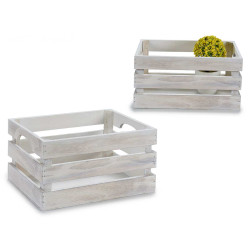 SCATOLA BIANCO INVECCHIATO 26X16X13 CM