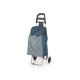 CARRELLO SPESA 2 RUOTE RIGHE BLU