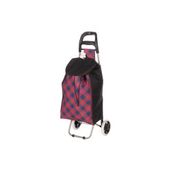 SHOPPING TROLLEY 2 WHEELS DOTTED RHOMBUS 