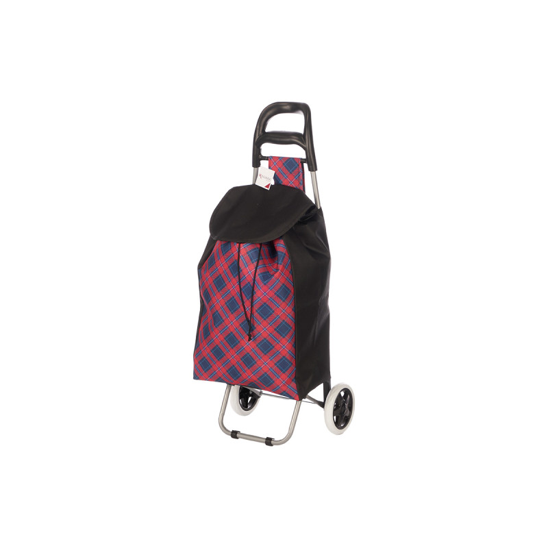 SHOPPING TROLLEY 2 WHEELS DOTTED RHOMBUS 