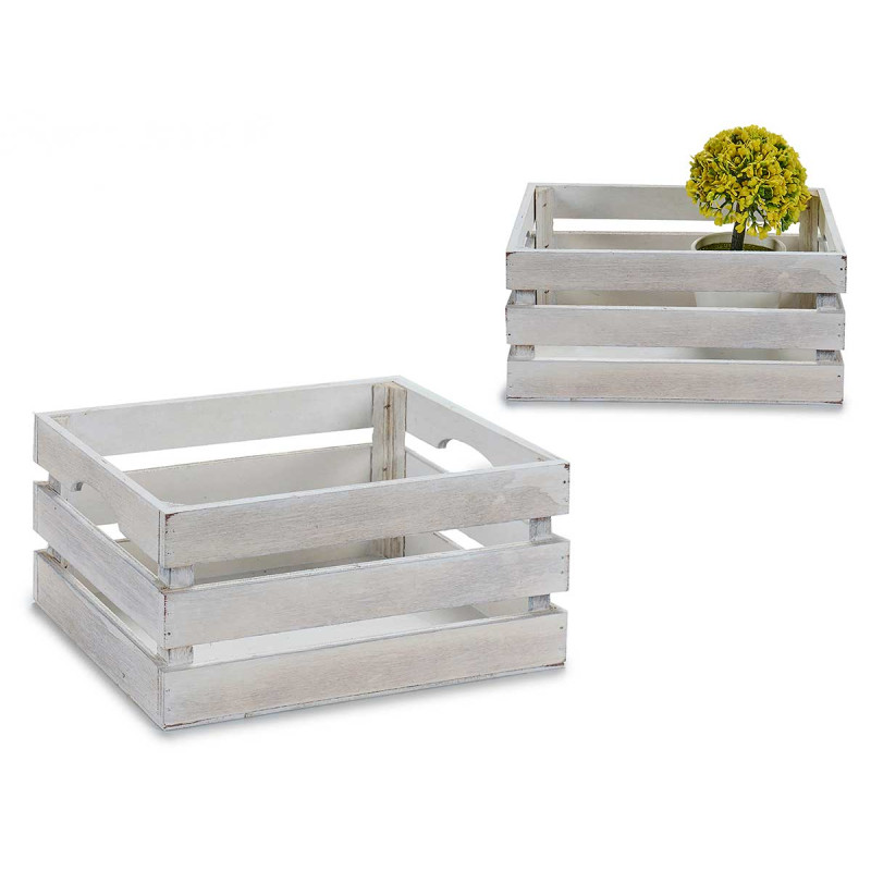 BOITE BLANC VIEILLI 21X15X11 CM