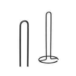 SUPORTE PARA ROLOS COZINHA EM AÇO PRETO