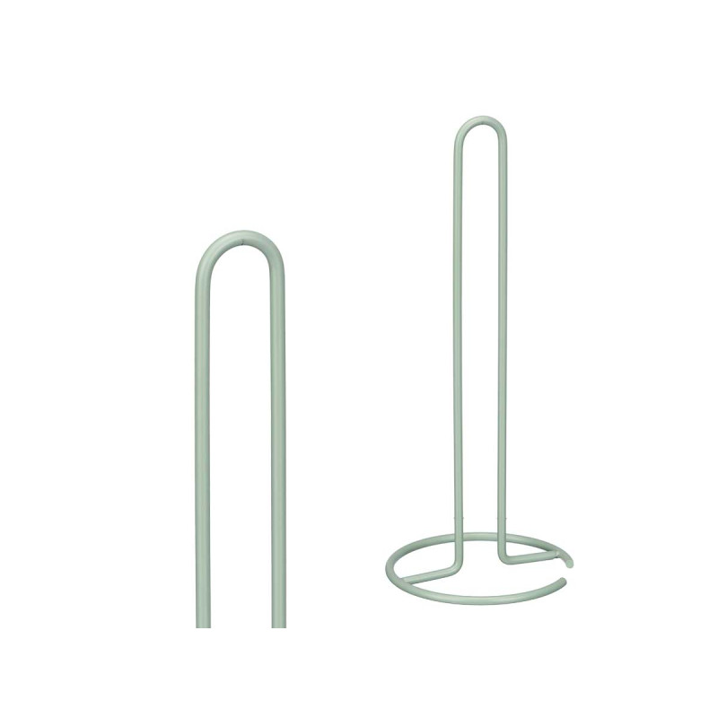 PORTE-ROULEAU EN ACIER VERT MENTHE