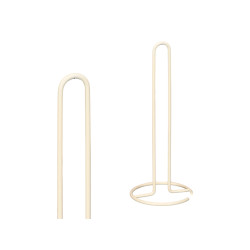 SUPORTE PARA ROLOS COZINHA EM AÇO BRANCO CREME