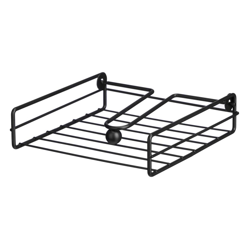 STEEL NAPKING RING BLACK 