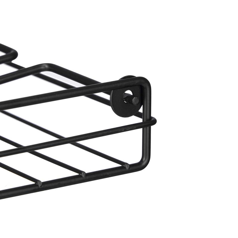 SUPORTE PARA GUARDANAPOS EM AÇO PRETO