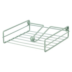 SUPORTE PARA GUARDANAPOS EM AÇO VERDE MENTA