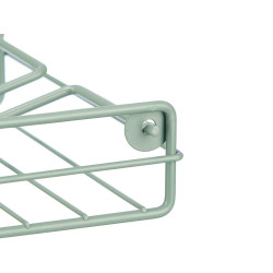 SUPORTE PARA GUARDANAPOS EM AÇO VERDE MENTA