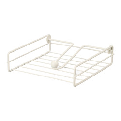 SUPORTE PARA GUARDANAPOS EM AÇO BRANCO CREME