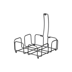 PORTE-SERVIETTE ACIER NOIR