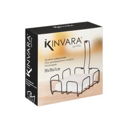 SERVILLETERO ACERO NEGRO