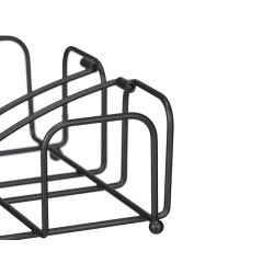 PORTE-SERVIETTE ACIER NOIR