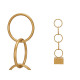 FIGURA AROS ORO GRANDE