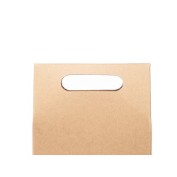BOLSA VINO KRAFT VENTANA DOBLE