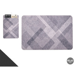 TAPPETO CUCINA ROMBI GRIGIO 40X60CM