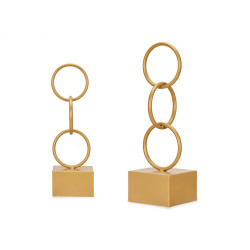 FIGURA AROS ORO PEQUEÑO