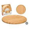 PLATEAU ROND EN BAMBOU 26X26CM