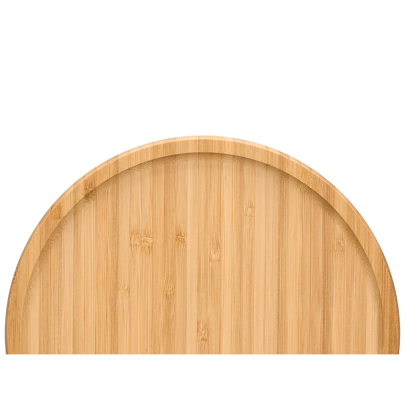 ROUND BAMBOO TRAY 26X26CM