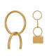 FIGURA AROS ORO PEQUEÑO