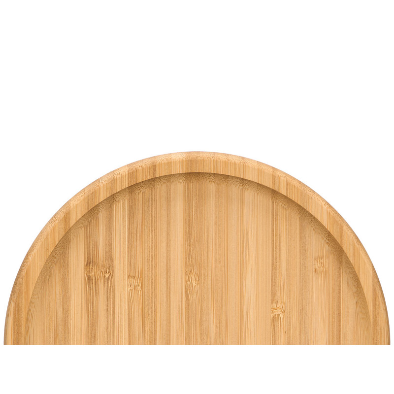 ROUND BAMBOO TRAY 20X20CM
