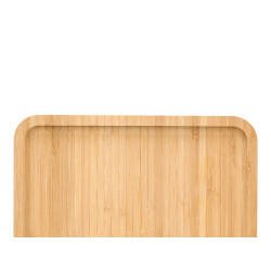 BANDEJA CUADRADA BAMBU 24X24CM