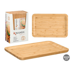 PLATEAU RECTANGULAIRE BAMBOU 30,2X19,7CM
