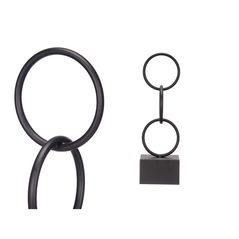 FIGURA CERCHI NERO PICCOLO