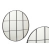 ROUND WALL MIRROR 100CM BLACK