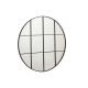 MIROIR MURAL ROND 100CM NOIR