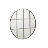 MIROIR MURAL ROND 100CM NOIR