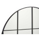 MIROIR MURAL ROND 100CM NOIR