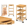 BAMBOO KITCHEN TROLLEY