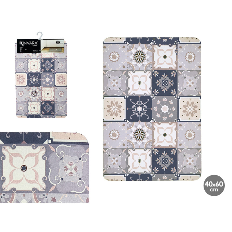 TILE EFFECT KITCHEN CARPET 40X60CM