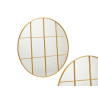 MIROIR MURAL ROND 100CM OR
