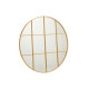 MIROIR MURAL ROND 100CM OR
