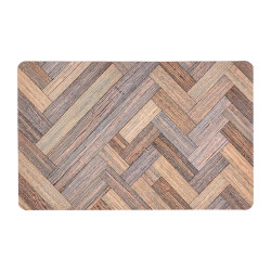 WOOD EFFECT KITCHEN CARPET 50X80CM