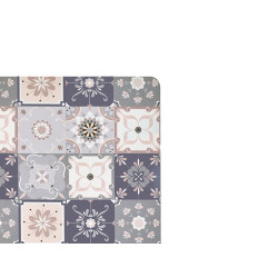 TAPPETO DA CUCINA EFFETTO PIASTRELLA 50X80CM